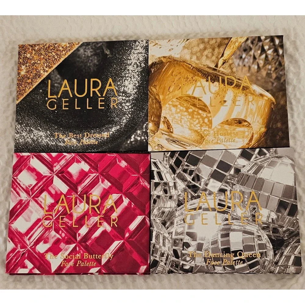 Laura Geller Party in a Palette Guest of Honor 4 Face Eye Palettes Set